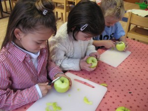 Eplucher les pommes
