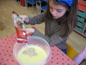 Ajouter des amandes 