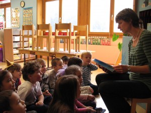 ...l'histoire du "Chat bleu" lue par ta maman nous a beaucoup plu!