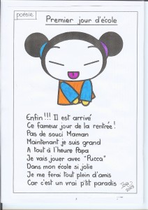 Premier jour d'école