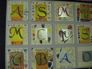 Un alphabet... étincelant