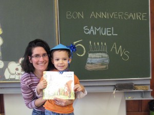 MERCI Samuel et Patricia... le goûter était excellent, l'histoire super! Une matinée formidable pour cette reprise après nos vacances d'automne!