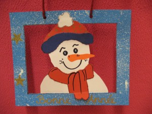 ... et le Bonhomme de neige "Une Bonne Année 2010"!