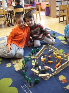 Adrien et Maxime et leurs animaux