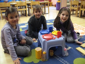 Il y a même une petite table pour le pique-nique