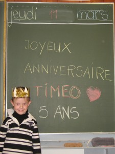Comme tu es beau avec la couronne du Roi du jour !