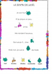 Le sapin de Noel