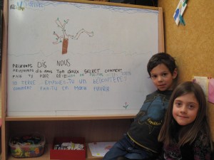 Le résultat sur le tableau blanc !!!