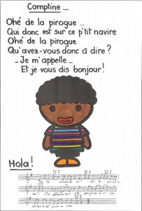 Comptine pirogue
