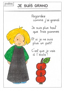 Je suis grand(1E)