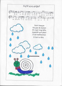 Petit escargot Couleurs 001