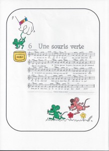Une souris verte Couleurs 001